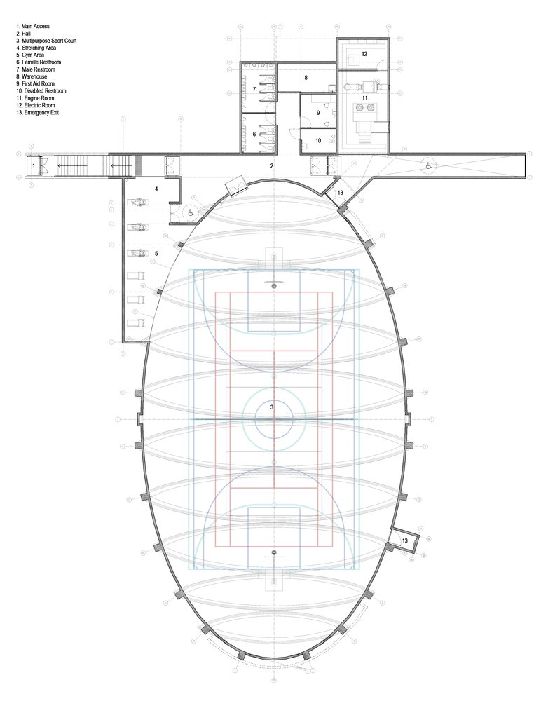 Pabellón Deportivo Alma / Benjamín Murúa Arquitectos