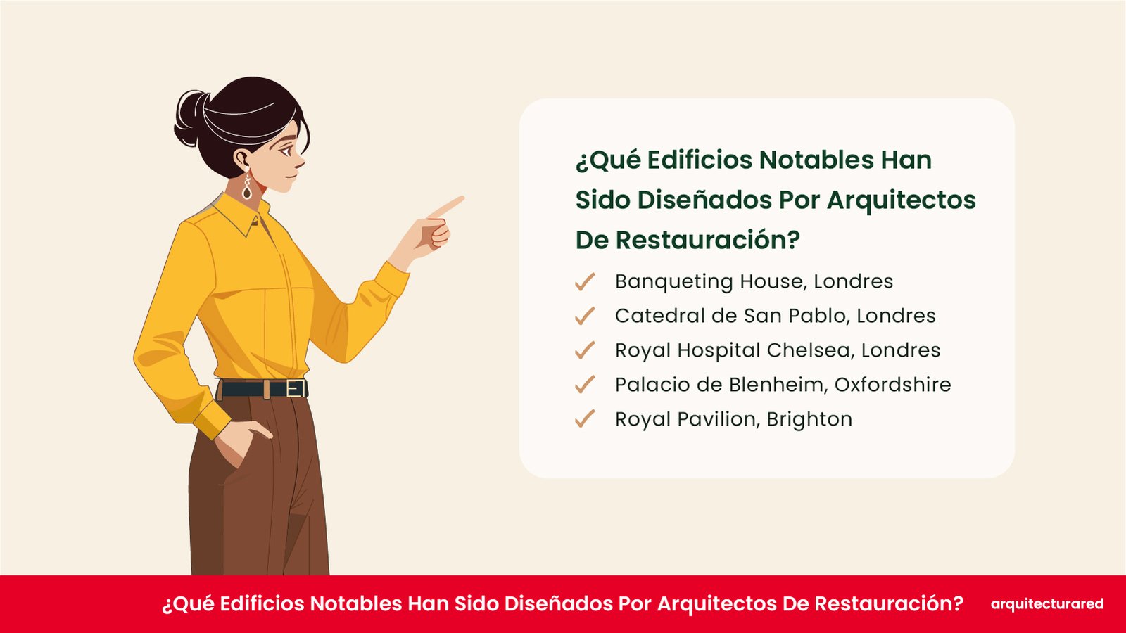 Arquitecto de Restauración: Trabajo, Salarios, Empleos, Educaci ¿Qué edificios notables han sido diseñados por arquitectos de restauración?