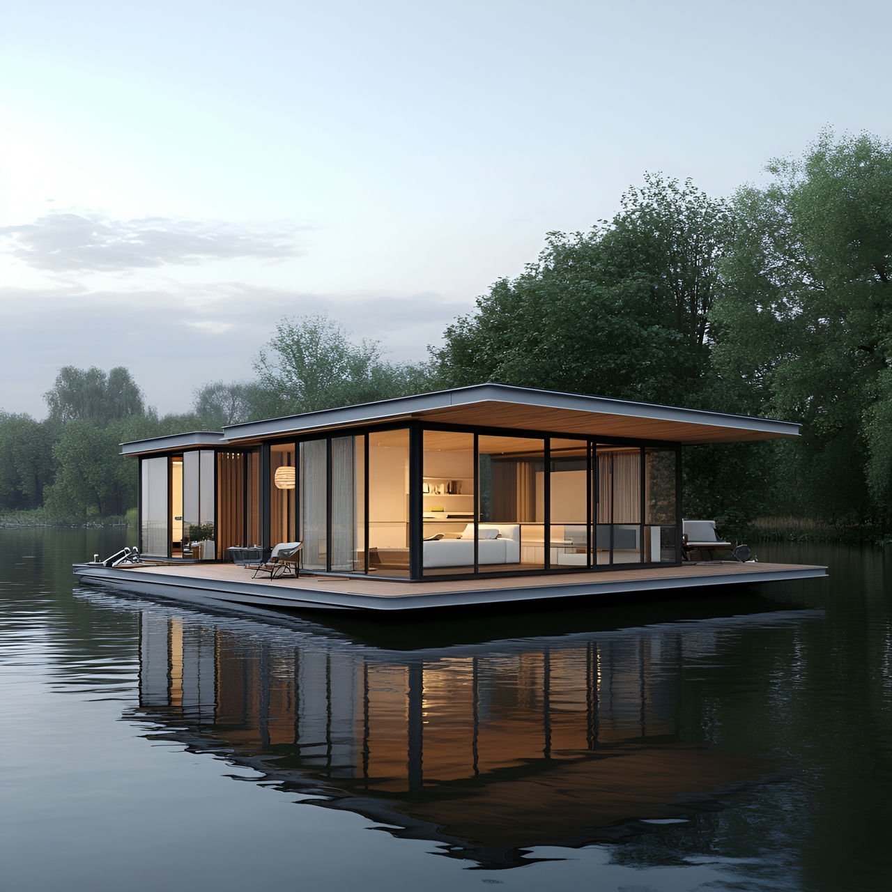 Casa Flotante: Arquitectura, Historia, Sostenibilidad, Materiales y Precios Típicos