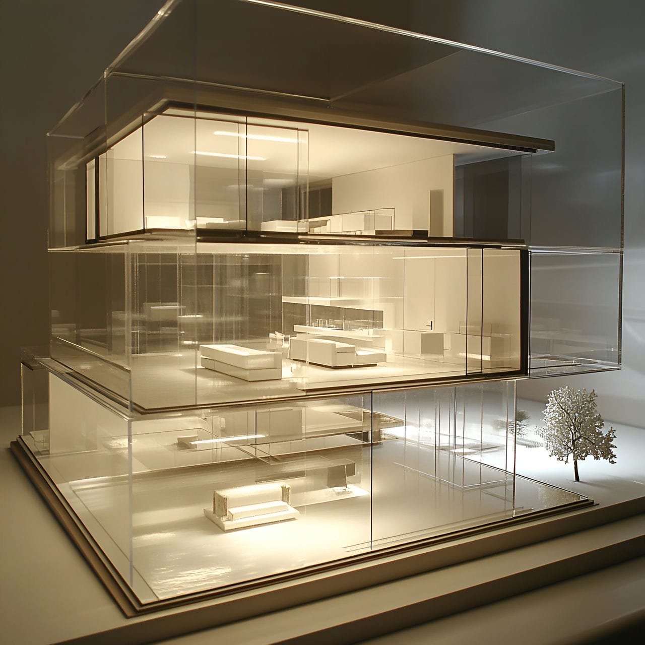 Modelo Interior de Material de Acrílico y Plexiglás Modelo de Interiores: Visualización, Usos, Desafíos, Precios y Software