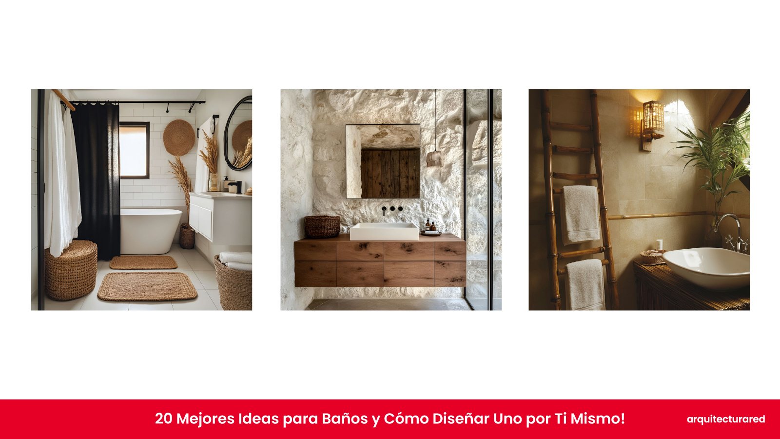 20 Mejores Ideas para Baños y Cómo Diseñar Uno por Ti Mismo