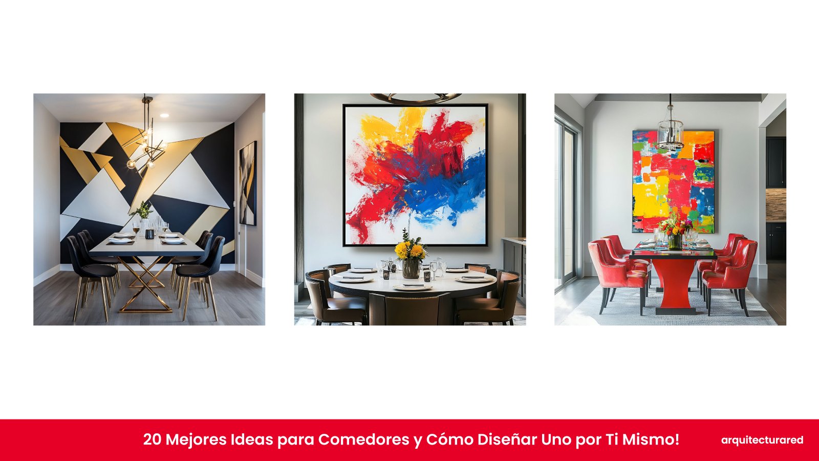 20 Mejores Ideas para Comedores y Cómo Diseñar Uno por Ti Mismo!