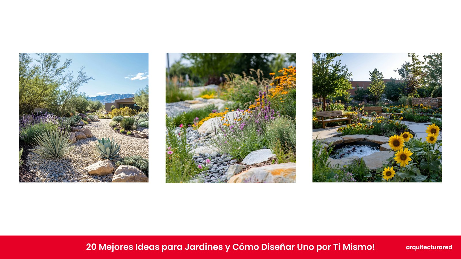 20 Mejores Ideas para Jardines y Cómo Diseñar Uno por Ti Mismo