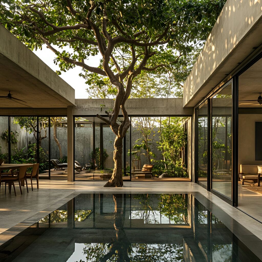 Patio interior: tamaño, funcionalidad, usos, mobiliario y renovación