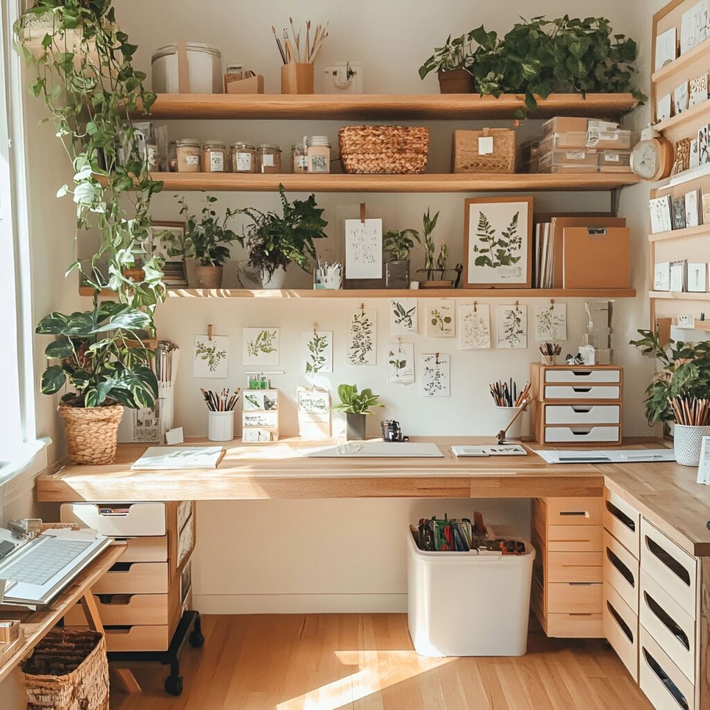 Sala de manualidades: tamaño, funcionalidad, usos, mobiliario y renovación