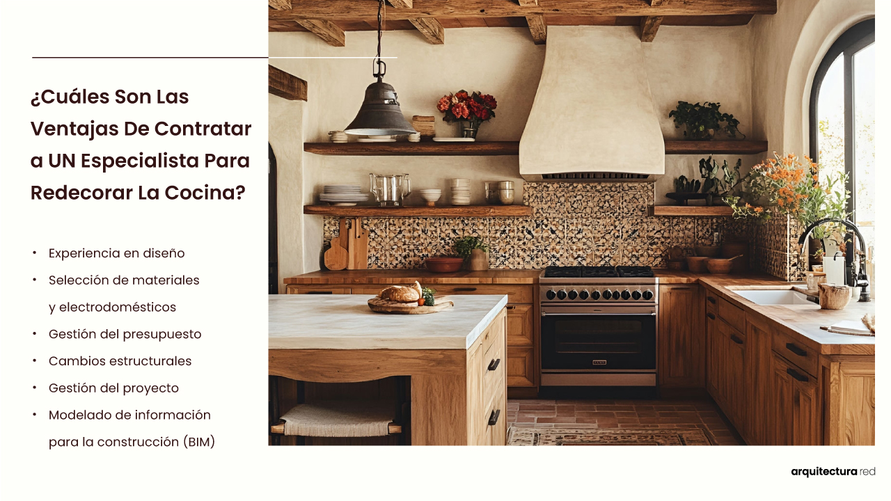 ¿Cuáles son las ventajas de contratar a un especialista para redecorar la cocina?