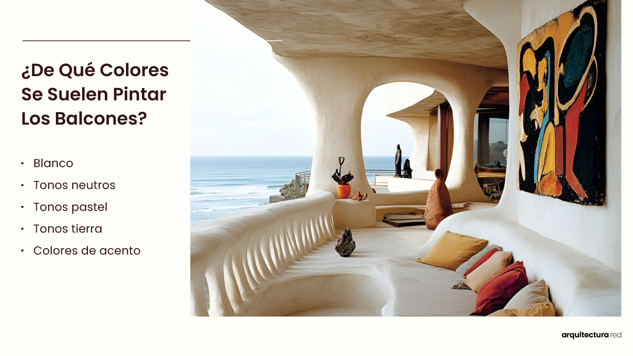 ¿De qué colores se suelen pintar los balcones?