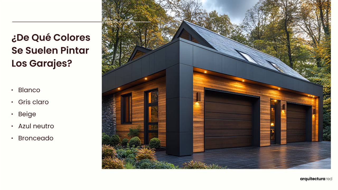 ¿De qué colores suelen pintarse las salas de garaje?