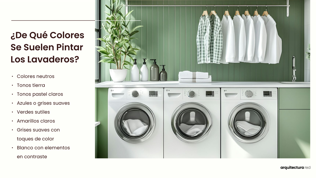 ¿De qué colores suelen pintarse los lavaderos?