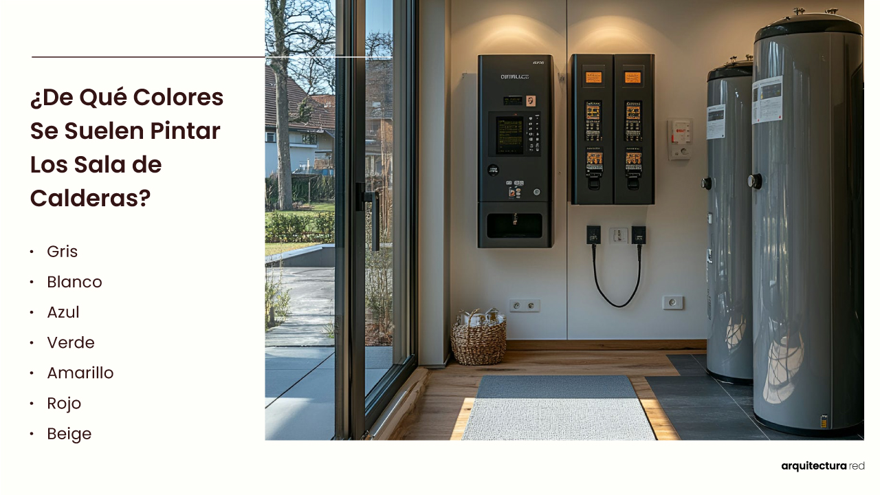 ¿De qué colores suelen pintarse las salas de calderas?