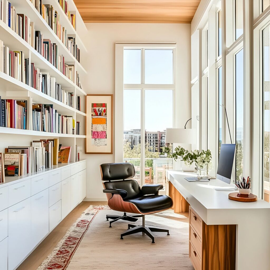 Oficina en casa: Tamaño, Funcionalidad, Usos, Mobiliario y Renovación