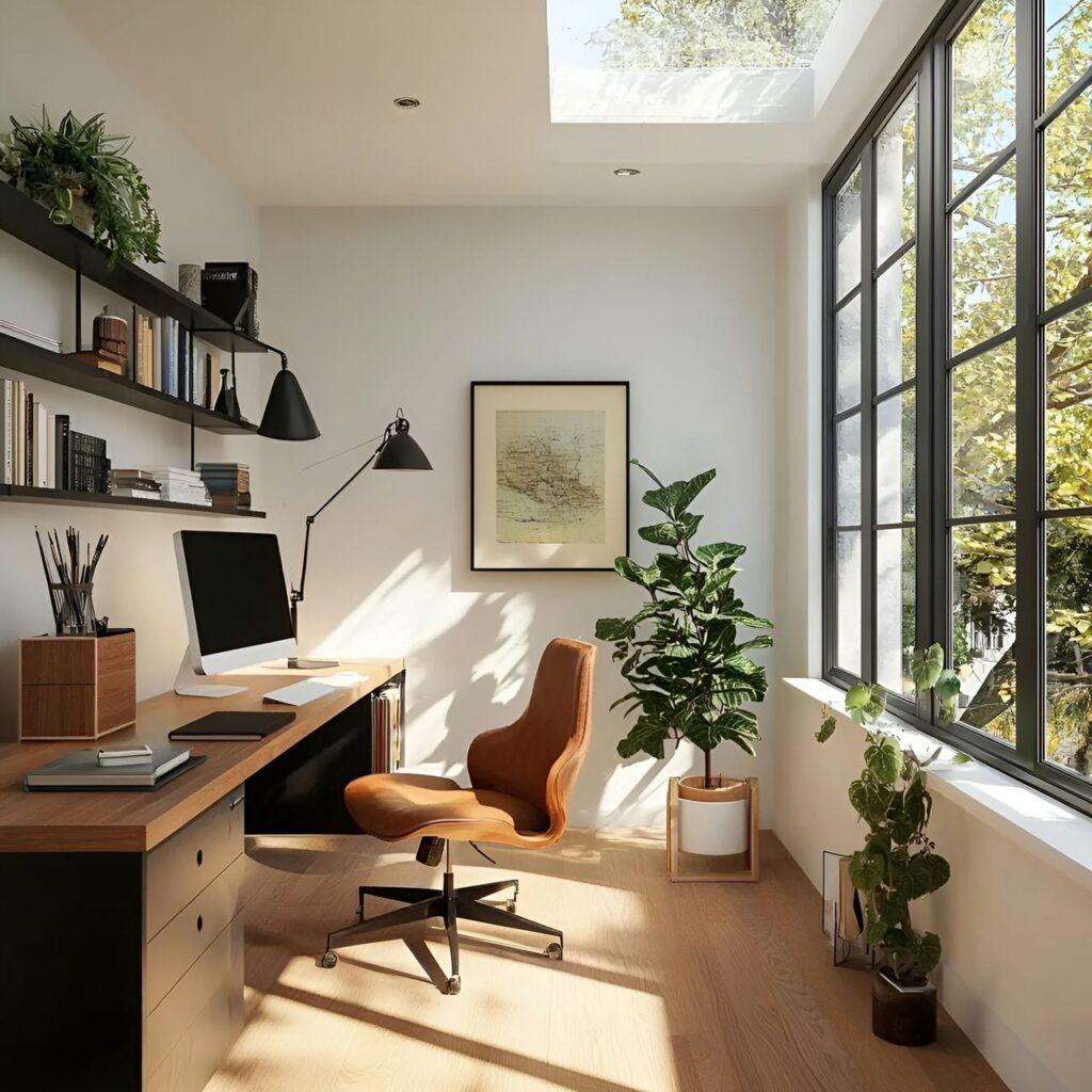 Oficina en casa: Tamaño, Funcionalidad, Usos, Mobiliario y Renovación