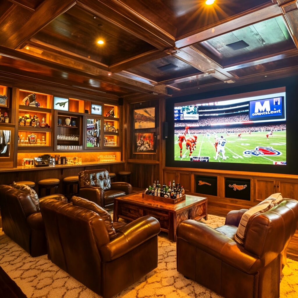 Man Cave: Tamaño, Funcionalidad, Usos, Mobiliario y Renovación