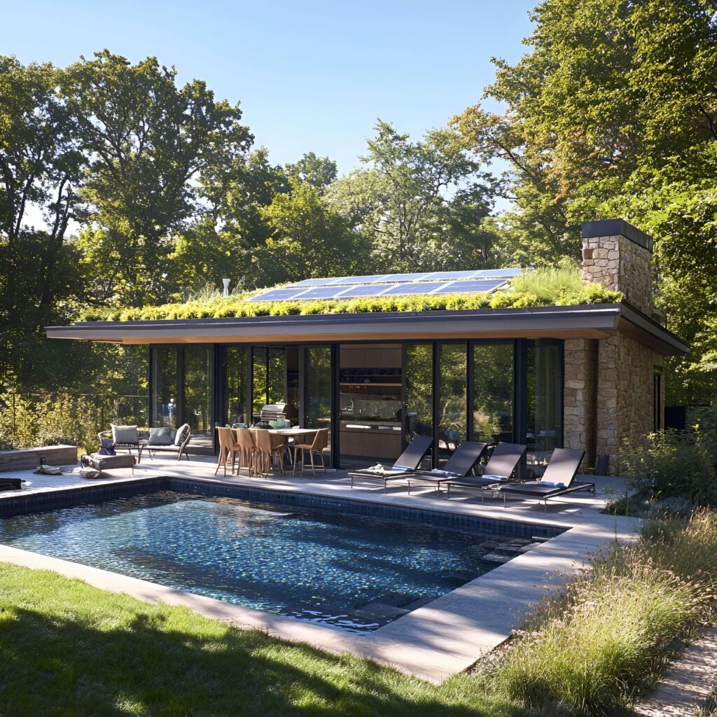 Casa de piscina: tamaño, funcionalidad, usos, mobiliario y renovación