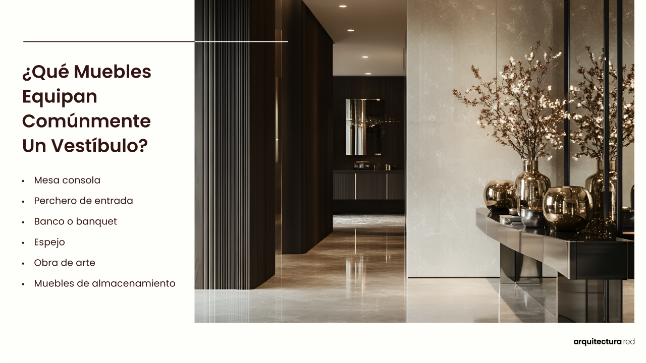 Vestíbulo - Tamaño, Funcionalidad, Usos, Mobiliario y Renovaci ¿Qué muebles suelen equipar un vestíbulo?