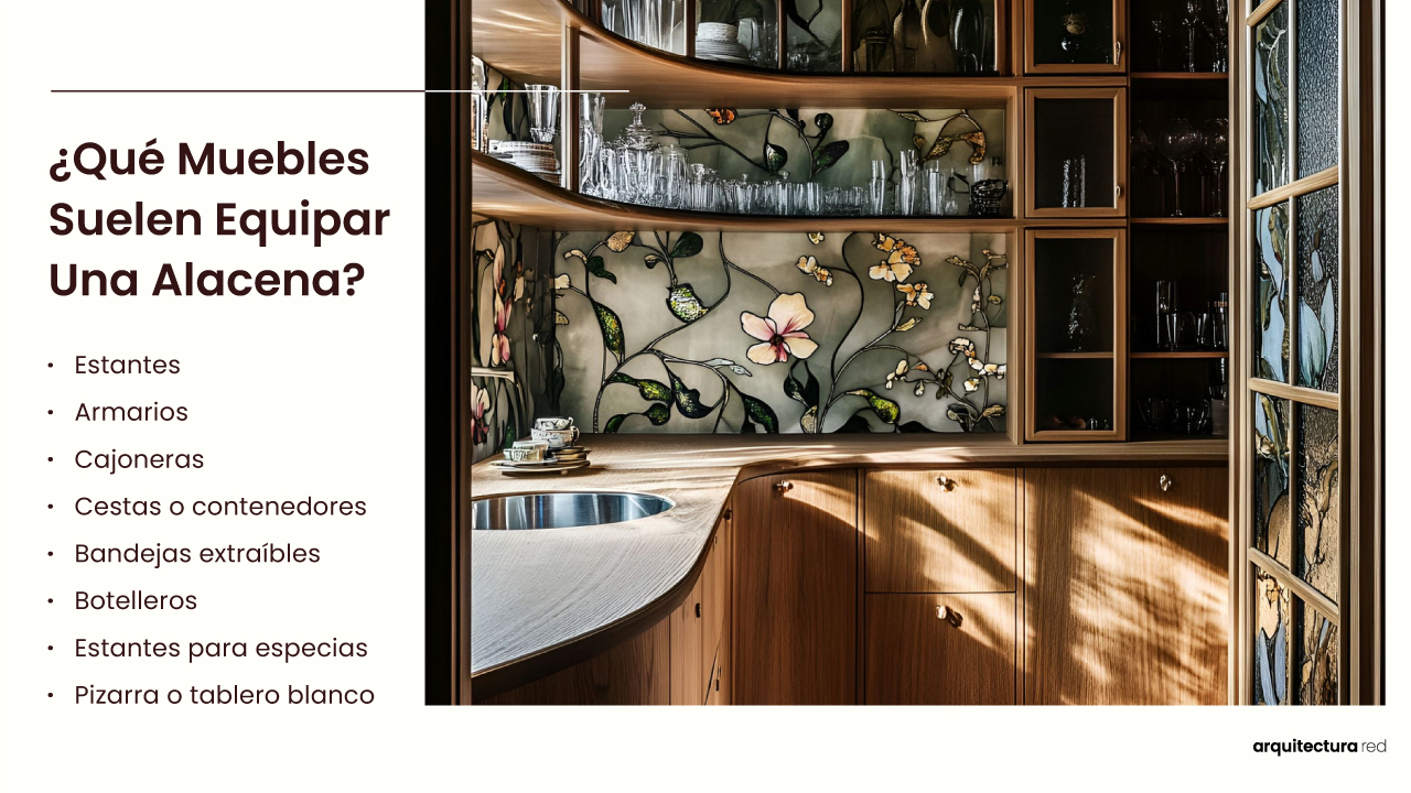 Alacena – Tamaño, Funcionalidad, Usos, Muebles Y Renovación ¿Qué mobiliario equipa comúnmente una alacena?