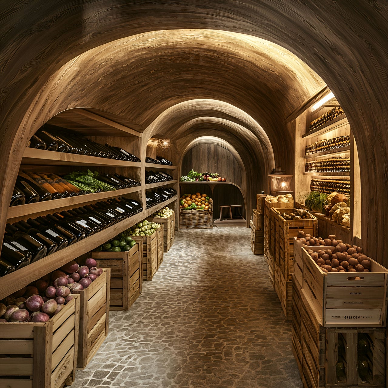 Bodega de raíces: tamaño, funcionalidad, usos, mobiliario y renovación