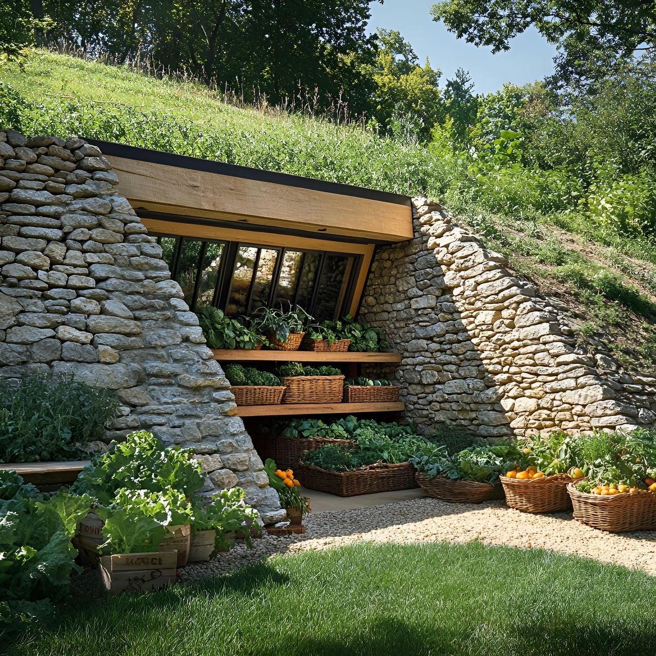 Bodega de raíces: tamaño, funcionalidad, usos, mobiliario y renovación