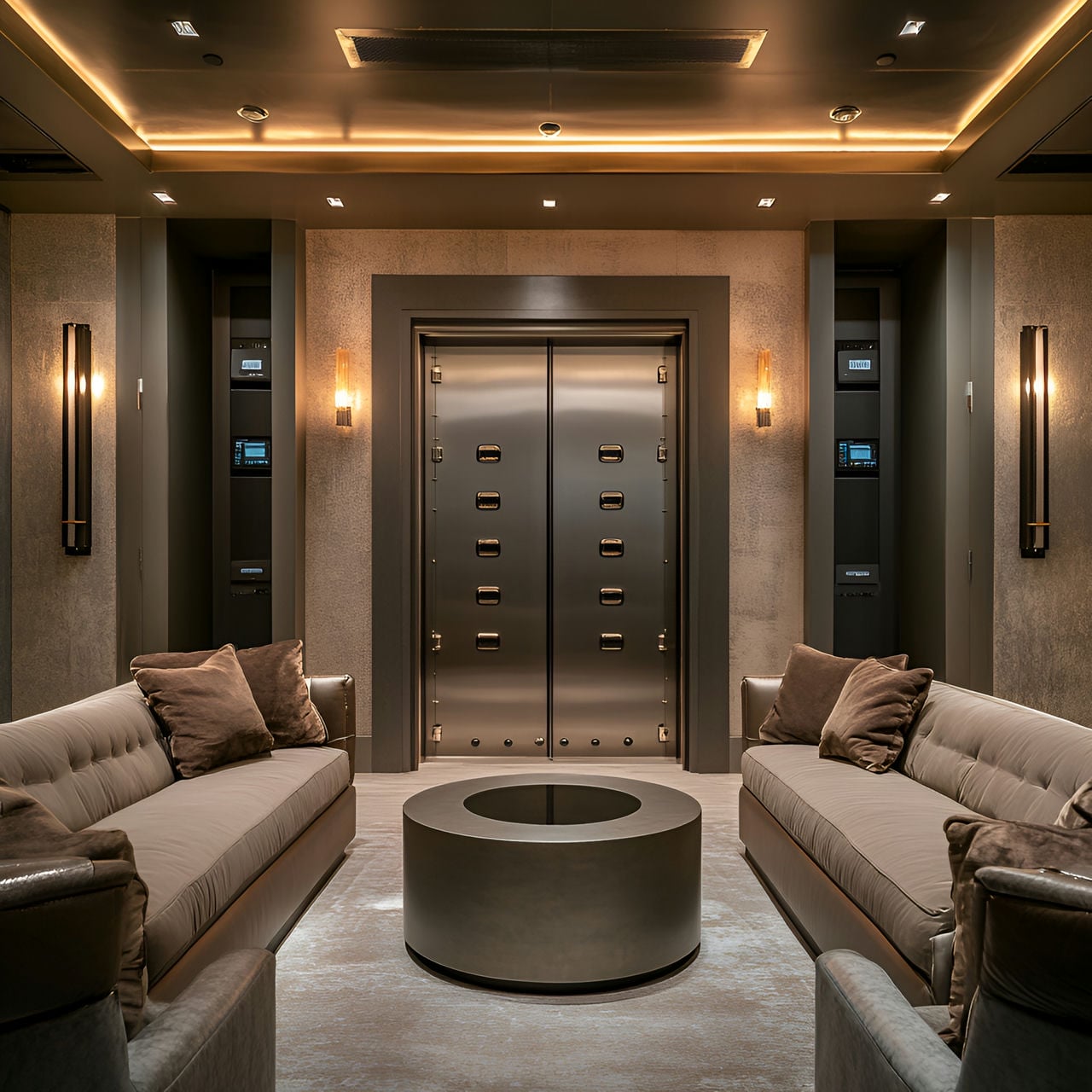 Sala segura: tamaño, funcionalidad, usos, mobiliario y renovación