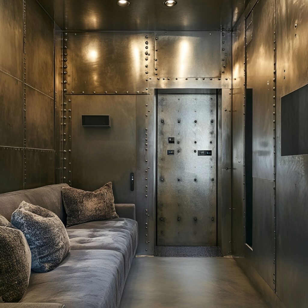 Sala segura: tamaño, funcionalidad, usos, mobiliario y renovación