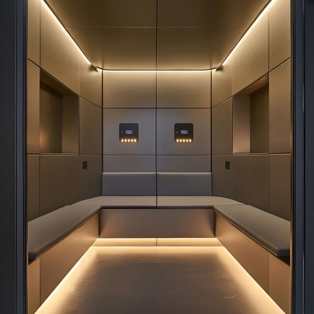 Sala segura: tamaño, funcionalidad, usos, mobiliario y renovación