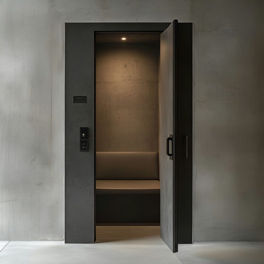 Sala segura: tamaño, funcionalidad, usos, mobiliario y renovación