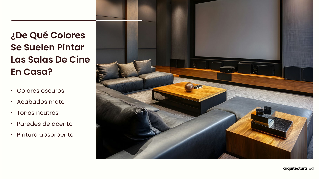 ¿De qué colores suelen pintarse los cines en casa?