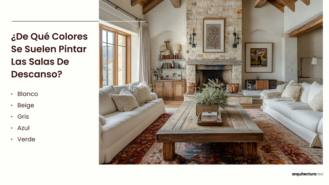 ¿De qué colores suelen pintarse las salas de estar?