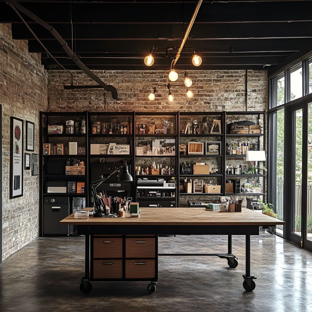 Sala de manualidades: tamaño, funcionalidad, usos, mobiliario y renovación