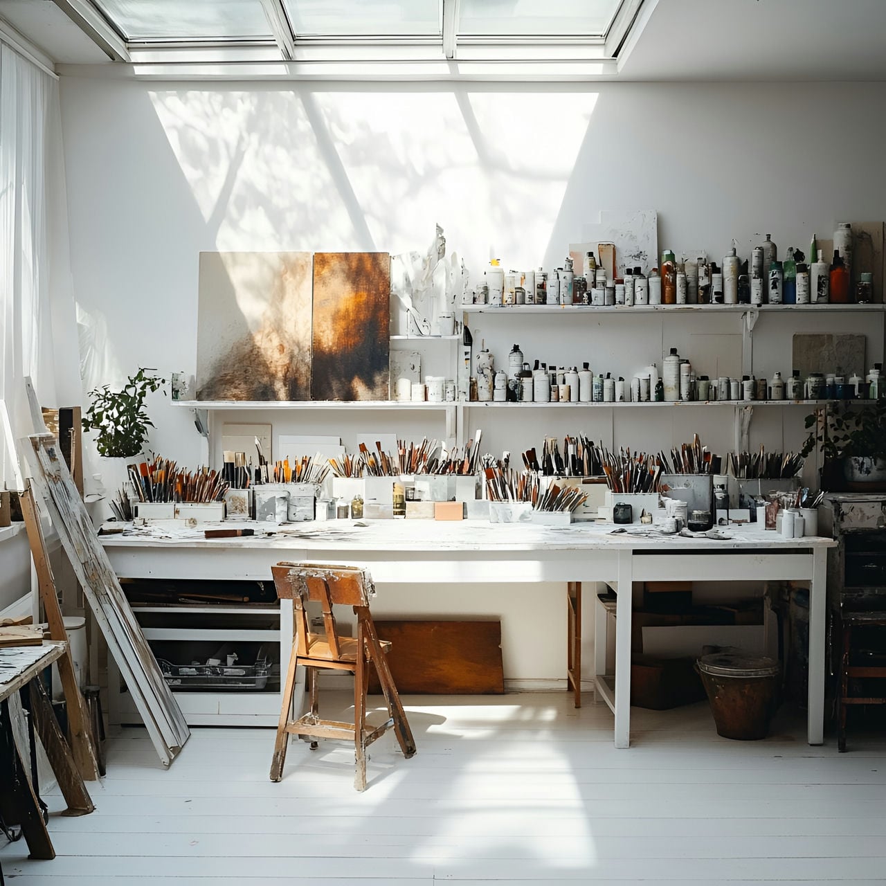 Sala de manualidades: tamaño, funcionalidad, usos, mobiliario y renovación