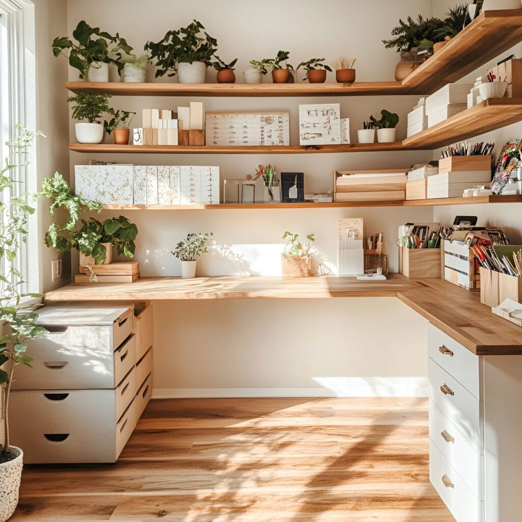 Sala de manualidades: tamaño, funcionalidad, usos, mobiliario y renovación