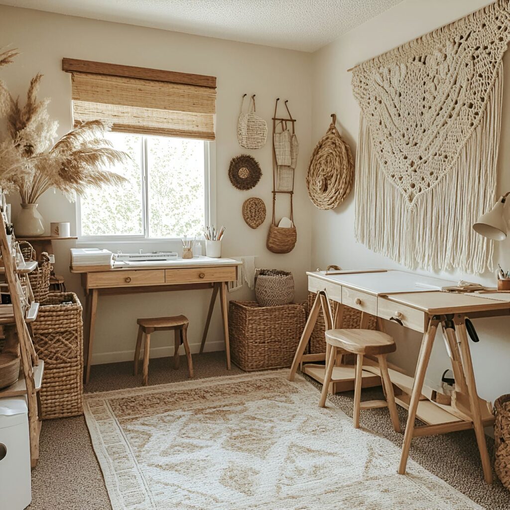 Sala de manualidades: tamaño, funcionalidad, usos, mobiliario y renovación