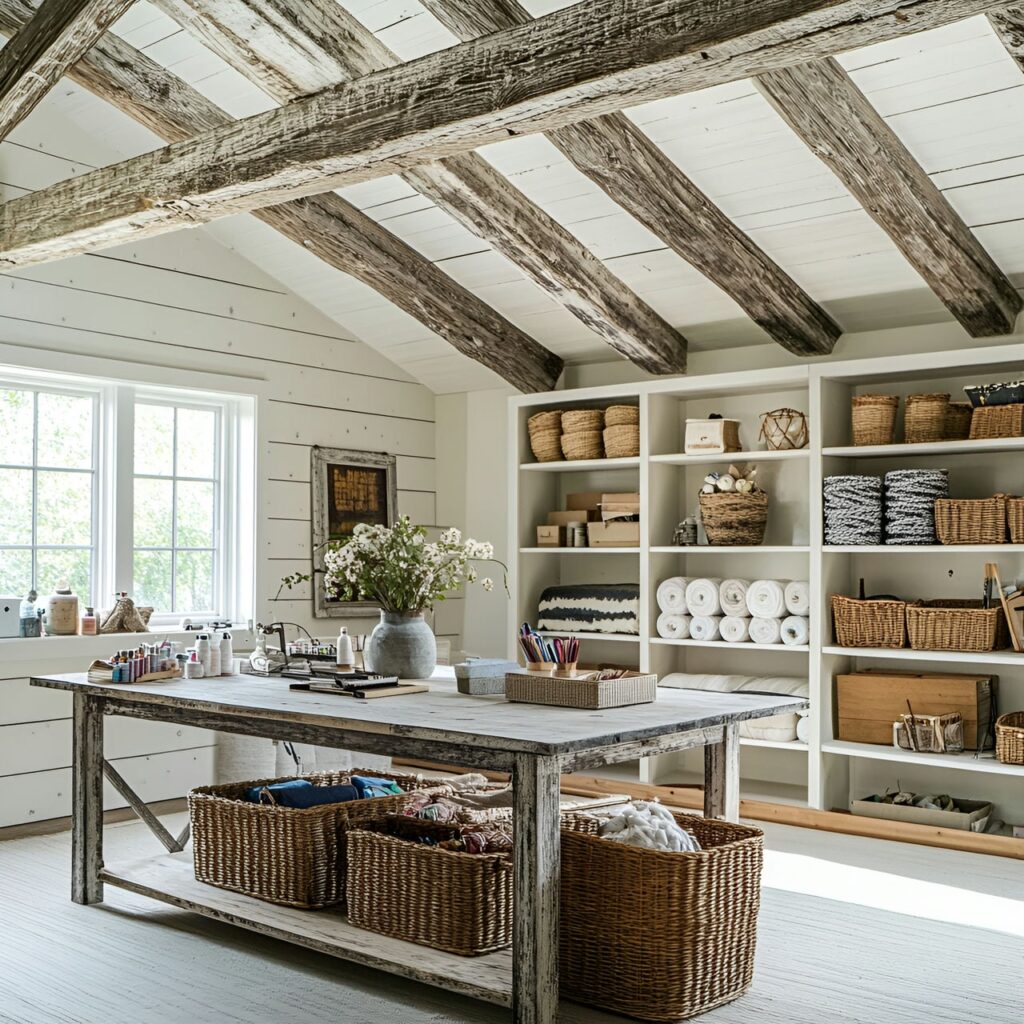 Sala de manualidades: tamaño, funcionalidad, usos, mobiliario y renovación