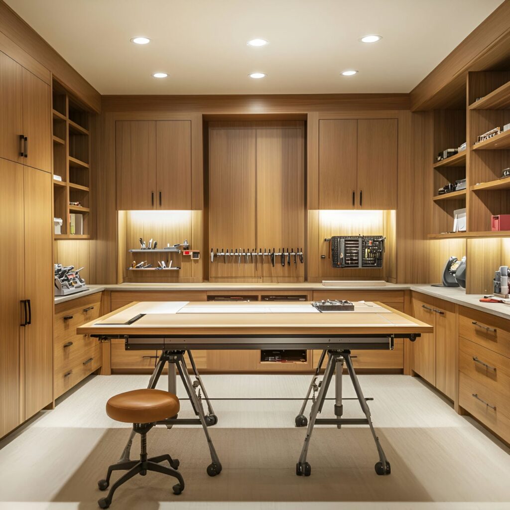 Sala de manualidades: tamaño, funcionalidad, usos, mobiliario y renovación