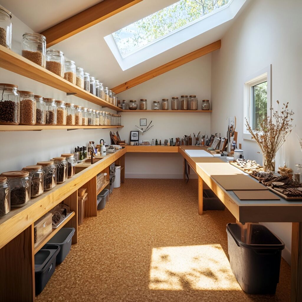 Sala de manualidades: tamaño, funcionalidad, usos, mobiliario y renovación