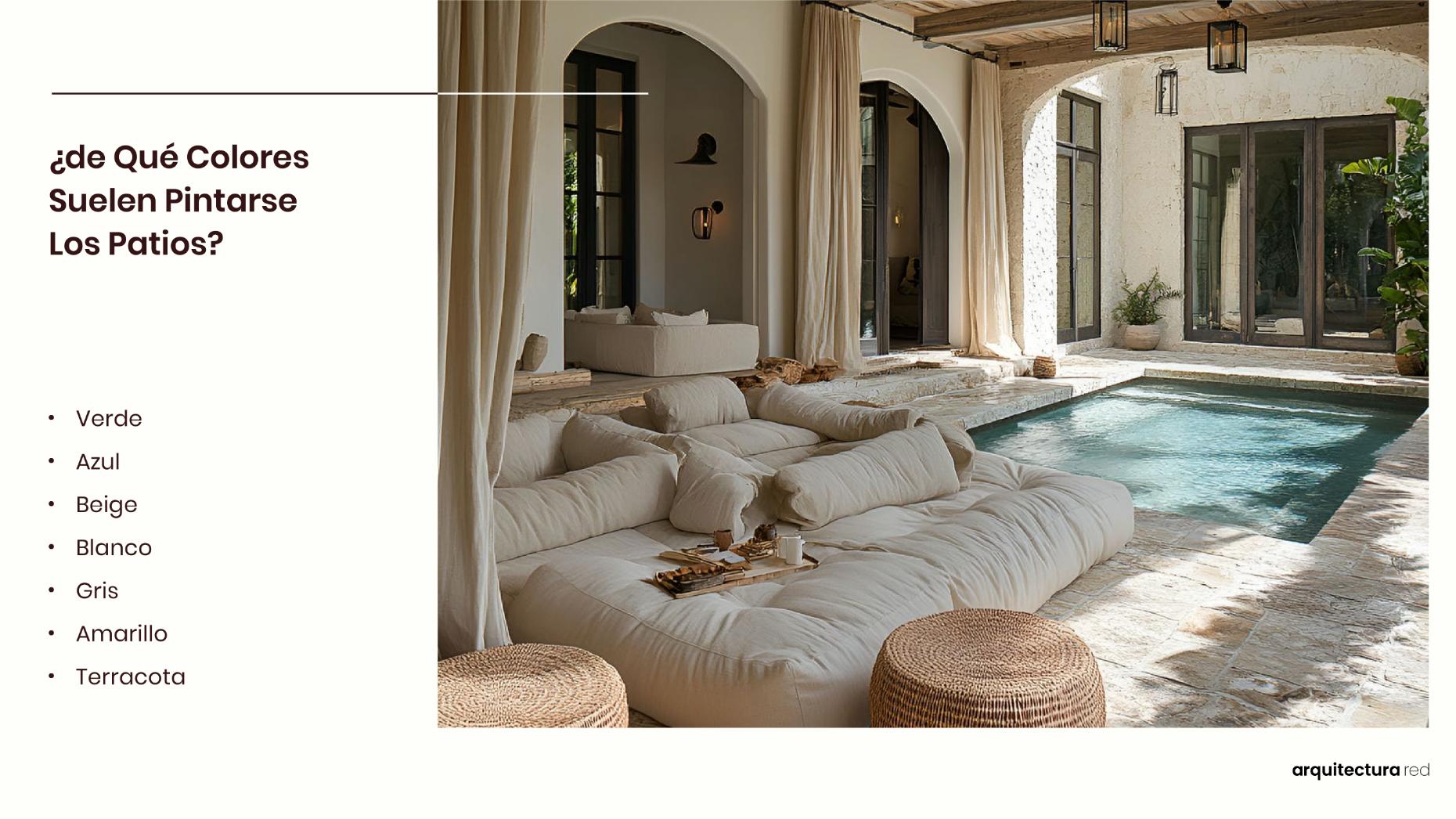 ¿De qué colores suelen pintarse los patios?