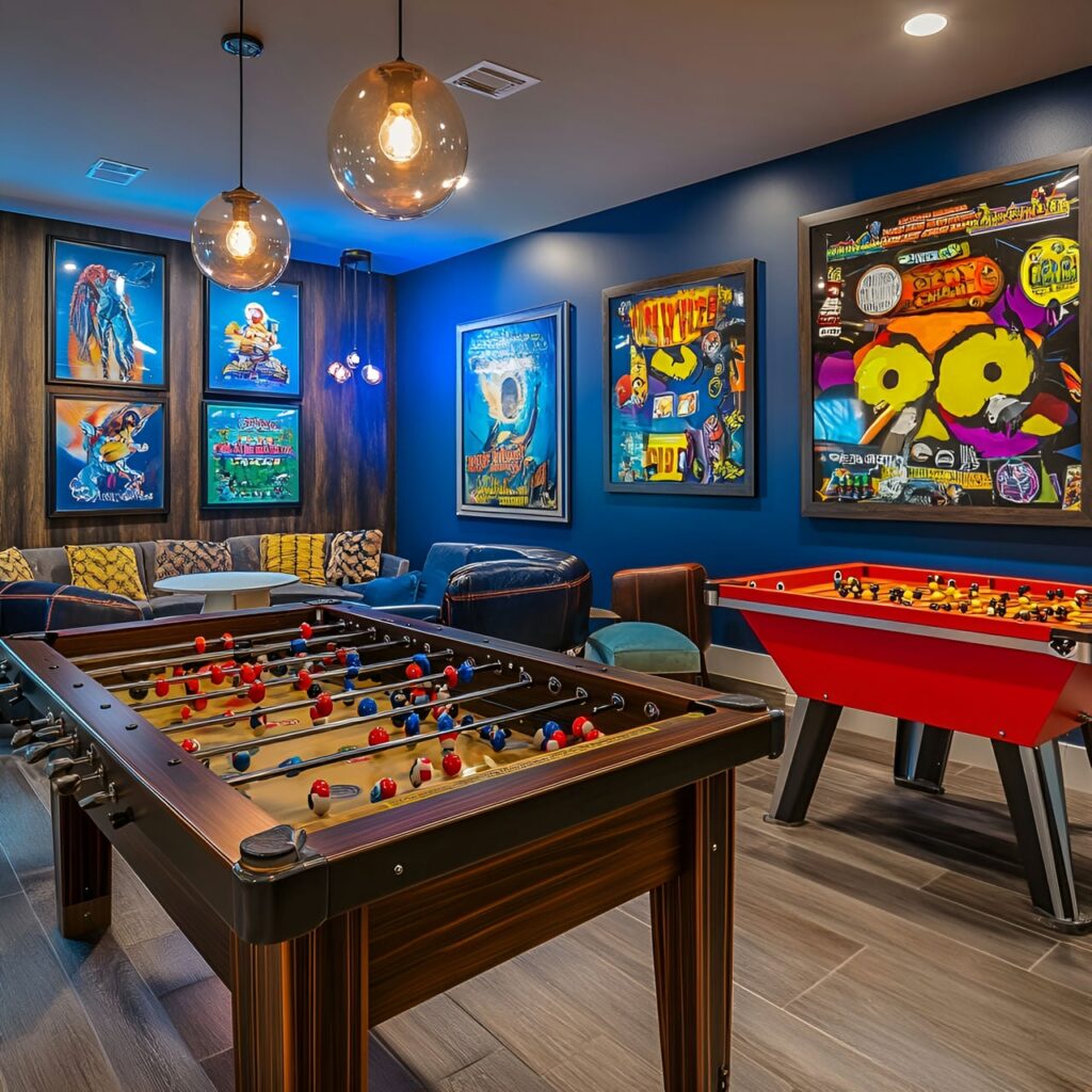 Sala de Juegos: Tamaño, Funcionalidad, Usos, Mobiliario y Renovación