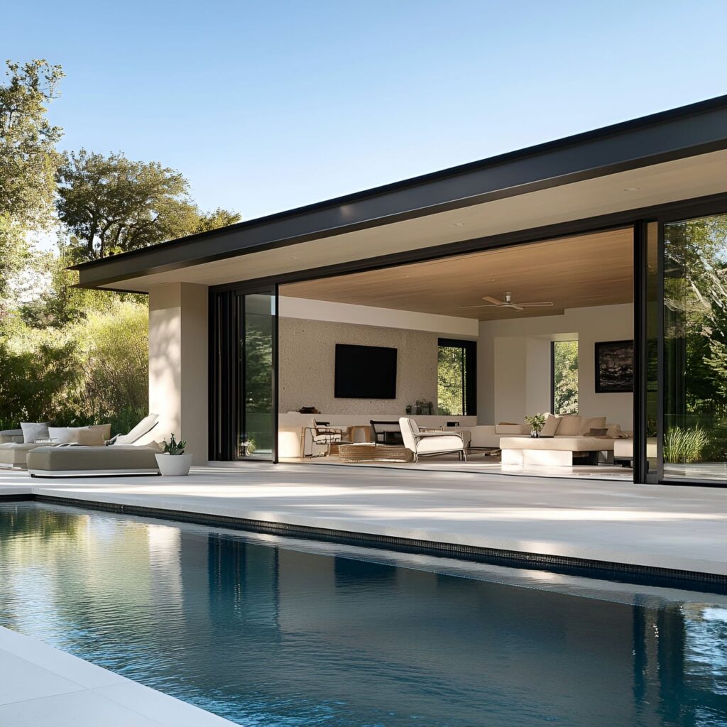 Casa de piscina: tamaño, funcionalidad, usos, mobiliario y renovación