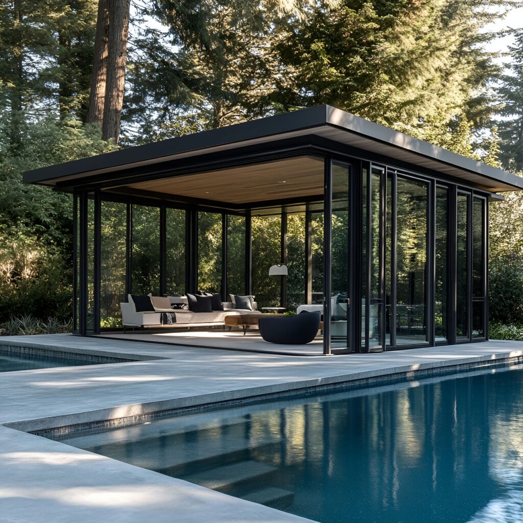 Casa de piscina: tamaño, funcionalidad, usos, mobiliario y renovación