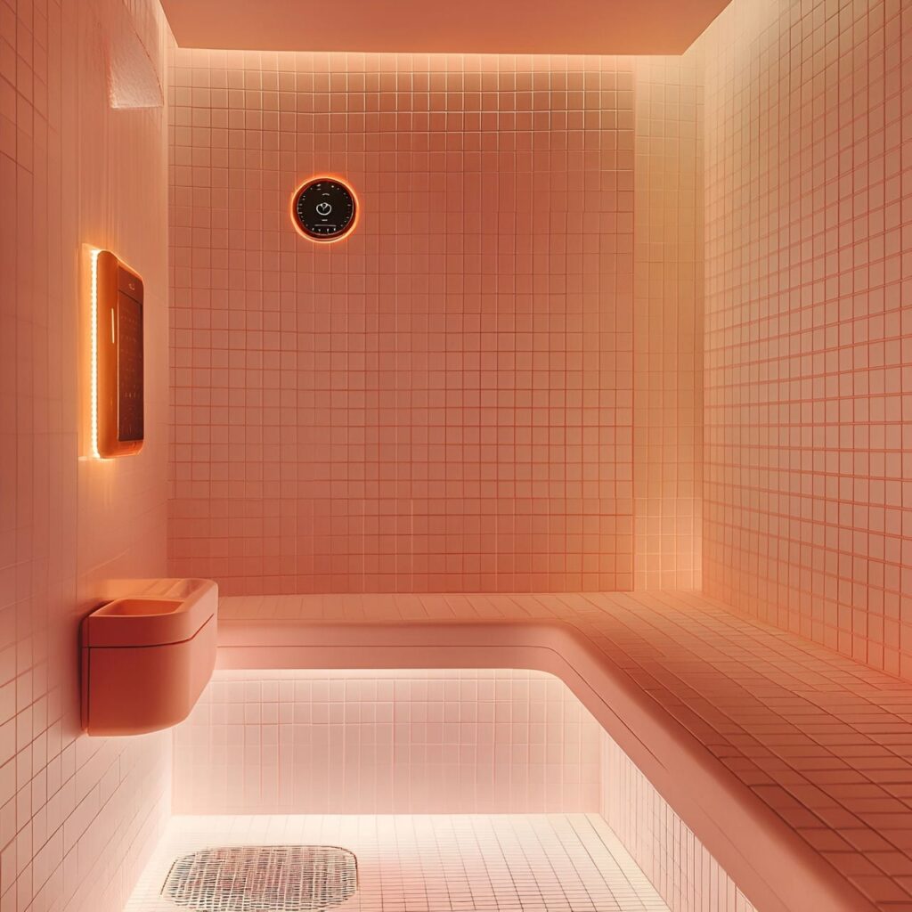 Baño de vapor: tamaño, funcionalidad, usos, mobiliario y renovación